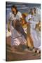 Valencian Fisherwomen - 1915 - 208x133 cm - oil on canvas - CM CAT 1116. Author: JOAQUIN SOROLLA-Joaquin Sorolla-Stretched Canvas