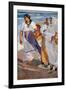 Valencian Fisherwomen, 1915-Joaquin Sorolla y Bastida-Framed Giclee Print