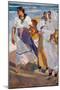 Valencian Fisherwomen, 1915-Joaquin Sorolla y Bastida-Mounted Giclee Print