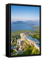 Valentia island (Oilean Dairbhre), County Kerry, Munster province, Ireland, Europe. View from the G-Marco Bottigelli-Framed Stretched Canvas