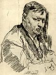 Portrait of Henrietta Hirshmann-Valentin Aleksandrovich Serov-Giclee Print