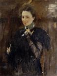 Portrait of Mara Oliv (1870-196), 1895-Valentin Alexandrovich Serov-Giclee Print