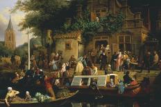 Life on the Canals-Valentin Bing-Framed Giclee Print