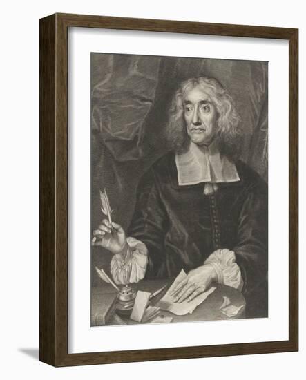 Valentin Conrart (1593-1675), conseiller et secrétaire de Louis XIV-Claude Lefebvre-Framed Giclee Print