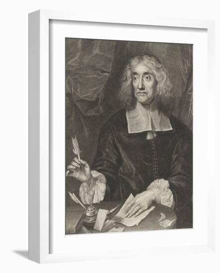 Valentin Conrart (1593-1675), conseiller et secrétaire de Louis XIV-Claude Lefebvre-Framed Giclee Print