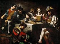 Merry Company with Fortune Teller, 1631-Valentin de Boullogne-Giclee Print