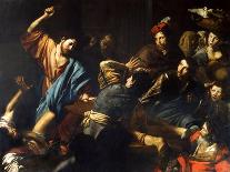 Christ Driving the Money-Lenders from the Temple-Valentin de Boulogne-Giclee Print