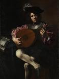 Lute Player, c.1625-26-Valentin de Boulogne-Giclee Print