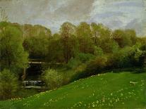 Landscape with Haywagon, circa 1858-Valentin Ruths-Giclee Print