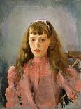 Portrait of Grand Duchess Olga Alexandrovna of Russia, 1893-Valentin Serov-Framed Giclee Print