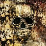 Gothic Image of a Human Skull-Valentina Photos-Art Print