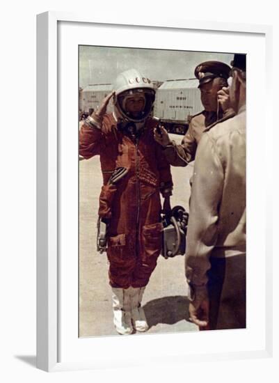 Valentina Tereshkova, Russian Cosmonaut, Baikonur Cosmodrome, USSR, 16 June 1963-null-Framed Giclee Print