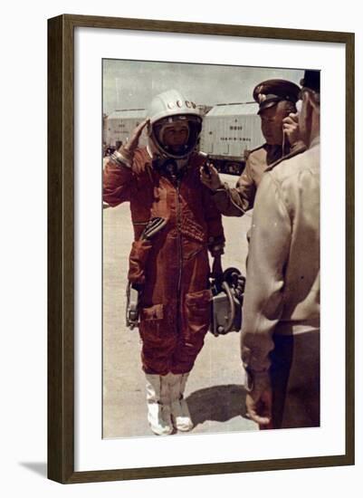 Valentina Tereshkova, Russian Cosmonaut, Baikonur Cosmodrome, USSR, 16 June 1963-null-Framed Giclee Print