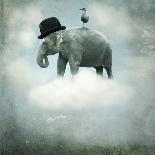 Fantasy Elephant Flying-ValentinaPhotos-Art Print