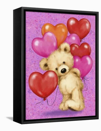 Valentine Bear-MAKIKO-Framed Stretched Canvas