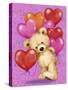 Valentine Bear-MAKIKO-Stretched Canvas