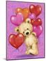 Valentine Bear-MAKIKO-Mounted Giclee Print