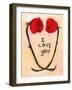 Valentine, C.2020 (Watercolor and Casein on Paper)-Janel Bragg-Framed Giclee Print