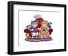 Valentine Cats-Bill Bell-Framed Giclee Print