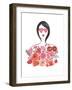 Valentine Chic I no Words-Farida Zaman-Framed Art Print