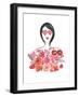 Valentine Chic I no Words-Farida Zaman-Framed Art Print