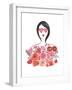 Valentine Chic I no Words-Farida Zaman-Framed Art Print