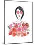 Valentine Chic I no Words-Farida Zaman-Mounted Art Print