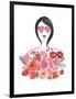 Valentine Chic I no Words-Farida Zaman-Framed Art Print