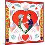 "Valentine Couple Cut-Out,"February 1, 1933-W. P. Snyder-Mounted Giclee Print