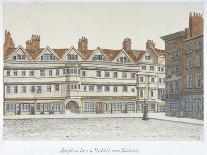 View of Staple Inn and the Buildings of Middle Row in the Centre of Holborn, London, 1850-Valentine Davis-Giclee Print