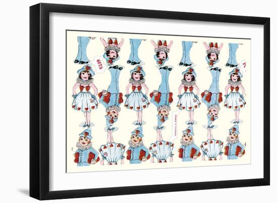 Valentine Diecuts-null-Framed Premium Giclee Print