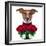 Valentine Dog-Javier Brosch-Framed Premium Photographic Print