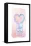 Valentine Dogs-Jennifer Zsolt-Framed Stretched Canvas