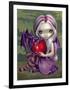 Valentine Dragon-Jasmine Becket-Griffith-Framed Art Print