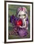 Valentine Dragon-Jasmine Becket-Griffith-Framed Art Print