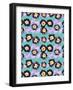 Valentine Floral Zig Zag Repeat-Cyndi Lou-Framed Art Print