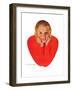 "Valentine Girl,"February 13, 1932-Charles E. Chambers-Framed Giclee Print