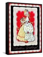 Valentine Greetings - Child Life-Hazel Frazee-Framed Stretched Canvas