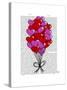 Valentine Heart Balloon Illustration-Fab Funky-Stretched Canvas