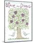 Valentine Heart Tree-Cyndi Lou-Mounted Art Print