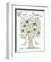 Valentine Heart Tree-Cyndi Lou-Framed Giclee Print