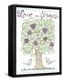 Valentine Heart Tree-Cyndi Lou-Framed Stretched Canvas