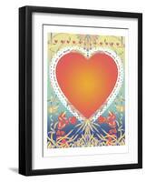 Valentine Heart-David Chestnutt-Framed Giclee Print