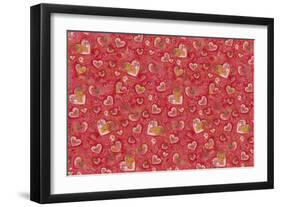 Valentine- Hearts-Maria Trad-Framed Giclee Print