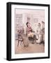 Valentine: I Regret That They are Out, Patty, But I Will Await their Return-Hugh Thomson-Framed Giclee Print