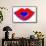Valentine Illustration of Primary Colors-nito-Framed Stretched Canvas displayed on a wall