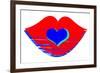 Valentine Illustration of Primary Colors-nito-Framed Art Print