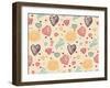 Valentine Pattern-Jallom-Framed Art Print