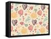 Valentine Pattern-Jallom-Framed Stretched Canvas