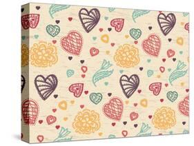 Valentine Pattern-Jallom-Stretched Canvas